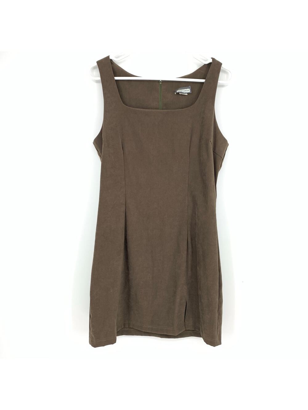 Aqua Blues Women's Vintage Dark Green Mini Mod Dress Size X-Small